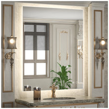 Load image into Gallery viewer, Backlit LED Mirrors - 3-Color Temperature Backlit Bathroom Vanity Mirrors - Ambiance, Practicality, and Anti-Fog Technology
