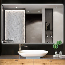 Load image into Gallery viewer, Introducing the Ultimate LED Smart Mirror: WiFi Connectivity, Anti-Fog, and Dimmable Illumination - Elevate Your Grooming Experience

